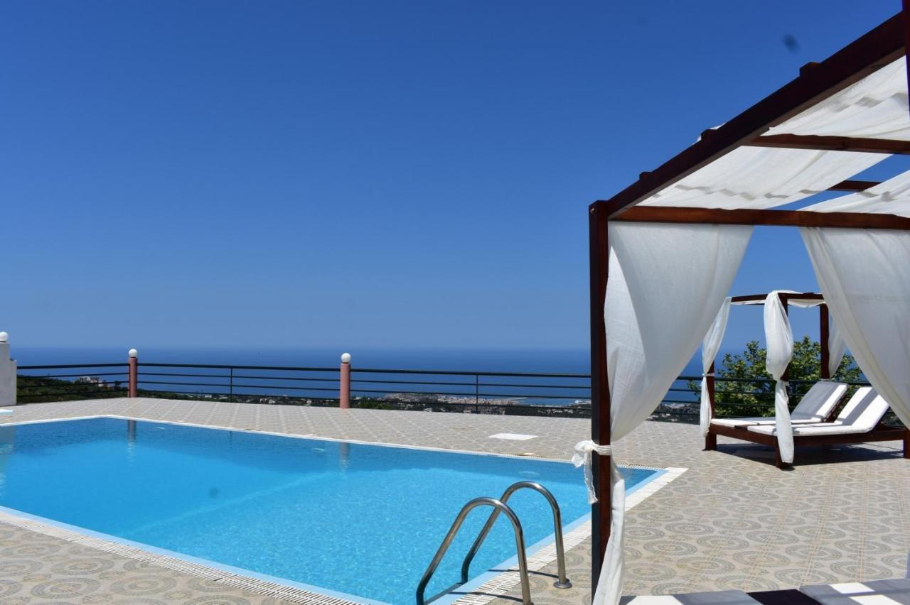 Superb Villa,With Amazing Seaviews & Huge Pool! Somatas Экстерьер фото